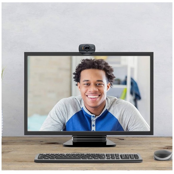 Logitech HD Webcam C525, HD 720p Video Calling with Autofocus Black